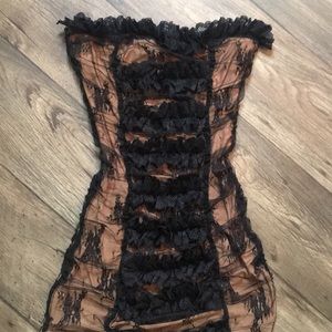 Strapless dress
